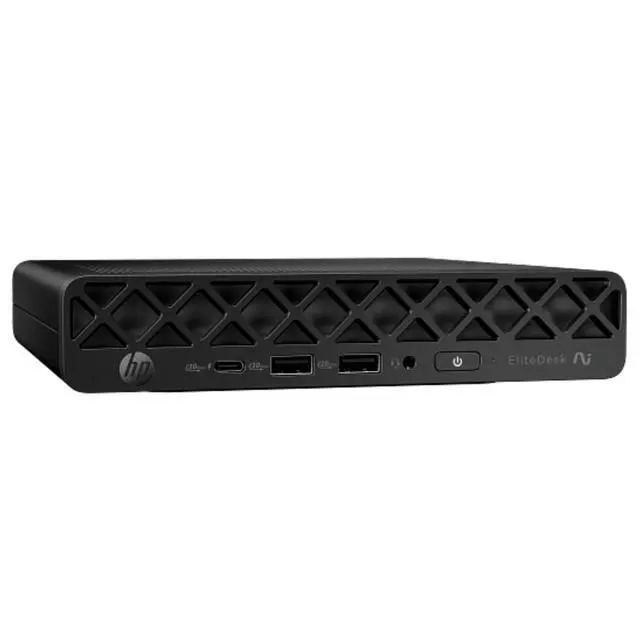 Alt view image 3 of 4 - HP EliteDesk 8 Mini G1A AMD Ryzen AI 5 PRO 340 2.0 GHz up to 4.8 GHz 32GB DDR5 512GB SSD AMD Radeon 840M Windows 11 Pro Desktop, Black - C3XG0UT-I010