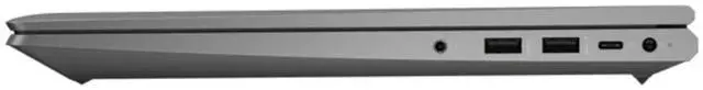 Alt view image 5 of 5 - HP ZBook Power G7 Mobile Workstation 15.6" FHD Intel i7-10850H 2.7 GHz up to 5.1 GHz 64 GB DDR4 256 GB SSD NVIDIA Quadro T1000 with Max-Q Design Windows 11 Pro Laptop, Gray, Minor Scratches and Dent