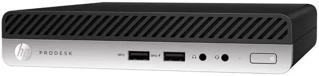 Alt view image 2 of 4 - HP ProDesk 400 G5 Mini Intel Celeron G4930T 3 GHz 4GB RAM 500 GB HDD Intel UHD Graphics 610 Windows 10 Pro Desktop, Black - 2X4R0U8