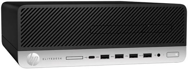 Alt view image 3 of 5 - HP EliteDesk 705 G4 SFF AMD PRO A10-9700 3.5 GHz up to 3.8 GHz 16GB DDR4 500GB HDD AMD Radeon R7 Graphics Windows 11 Pro Desktop, Black - 6KG37UC-E010