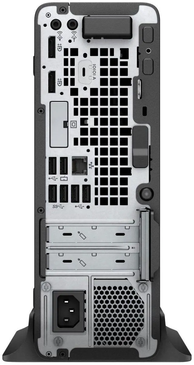 Alt view image 4 of 5 - HP EliteDesk 705 G4 SFF AMD PRO A10-9700 3.5 GHz up to 3.8 GHz 16GB DDR4 500GB HDD AMD Radeon R7 Graphics Windows 11 Pro Desktop, Black - 6KG37UC-E010
