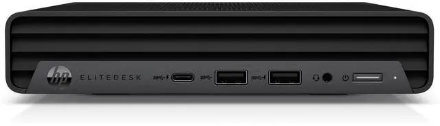 Main image of HP EliteDesk 805 G6 AMD Ryzen 5 PRO 4650GE 3.5 GHz up to 4.2 GHz 8 GB DDR4 256 GB SSD AMD Radeon Graphics Windows 11 Pro Desktop Mini, Black - 2D8B1UT