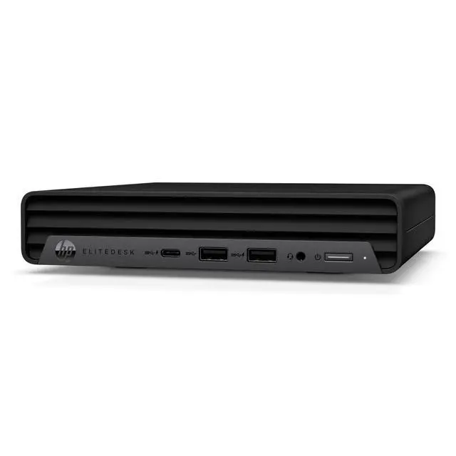 Alt view image 2 of 5 - HP EliteDesk 805 G6 AMD Ryzen 5 PRO 4650GE 3.5 GHz up to 4.2 GHz 8 GB DDR4 256 GB SSD AMD Radeon Graphics Windows 11 Pro Desktop Mini, Black - 2D8B1UT