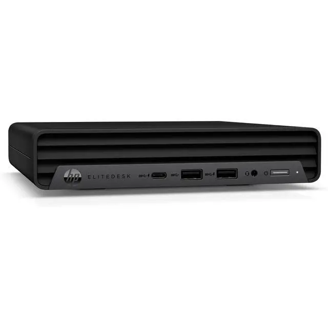 Alt view image 3 of 5 - HP EliteDesk 805 G6 AMD Ryzen 5 PRO 4650GE 3.5 GHz up to 4.2 GHz 8 GB DDR4 256 GB SSD AMD Radeon Graphics Windows 11 Pro Desktop Mini, Black - 2D8B1UT