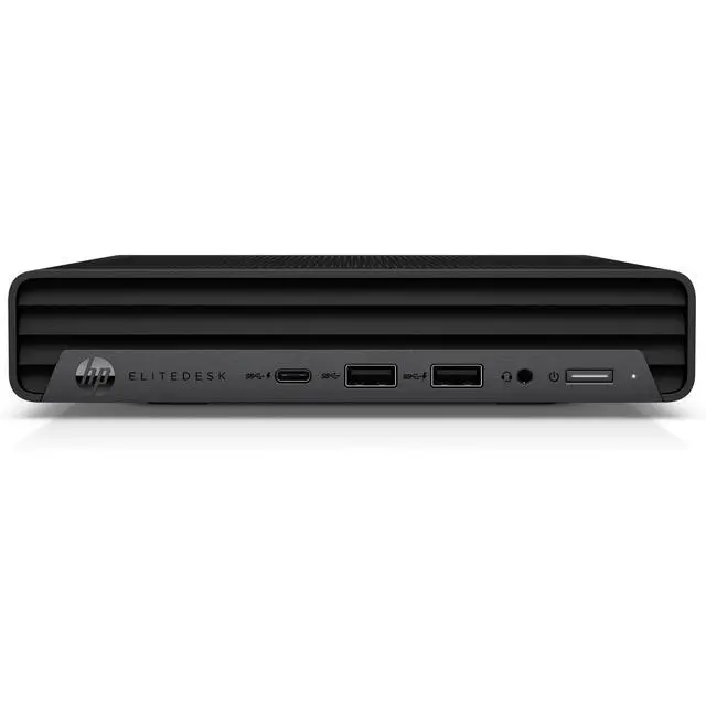 Alt view image 4 of 5 - HP EliteDesk 805 G6 AMD Ryzen 5 PRO 4650GE 3.5 GHz up to 4.2 GHz 8 GB DDR4 256 GB SSD AMD Radeon Graphics Windows 11 Pro Desktop Mini, Black - 2D8B1UT