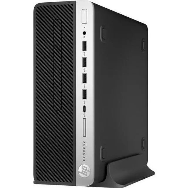 Alt view image 3 of 5 - HP ProDesk 600 G4 SFF Intel Core i5-8500 3 GHz up to 4.1 GHz 8GB DDR4 1TB HDD Intel UHD Graphics 630 Windows 11 Pro Desktop, Black - 2VG42AV-E010