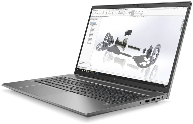 Alt view image 3 of 4 - HP ZBook Power G8 15.6" FHD Intel Core i7-11850H 2.50 GHz up to 4.8 GHz 16 GB DDR4 256 GB SSD NVIDIA T1200 Windows 11 Pro Laptop, Gray - 5T9U8UC-I121