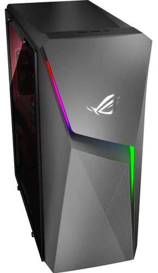 Main image of ASUS ROG Strix AMD Ryzen 5 3400G 3.7 GHz up to 4.2 GHz 16GB DDR4 512GB SSD NVIDIA GeForce RTX 3060 Windows 11 Home Gaming Desktop, Gray, With minor scratches and dents - GL10DH-PH552