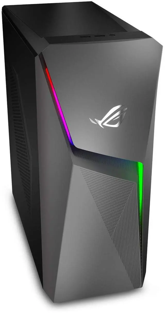 Alt view image 2 of 4 - ASUS ROG Strix AMD Ryzen 7 3700X 3.6 GHz 16GB DDR4 512GB SSD 1TB HDD NVIDIA GeForce RTX 2070 Super Windows 10 Home Gaming Desktop, Gray, Minor Scratches and Dents - GL10DH-PH762