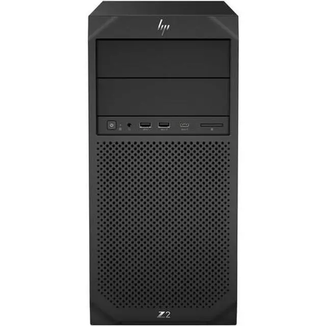 Alt view image 2 of 3 - HP Z2 Tower G4 Workstation Intel Xeon E-2144G 3.6 GHz up to 4.5 GHz 16GB 512GB SSD NVIDIA Quadro P2000 Windows 10 Pro Workstation Desktop, Black - 5DV13UT-E010