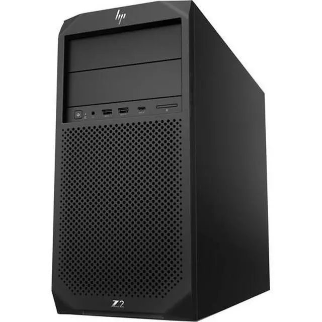 Alt view image 3 of 3 - HP Z2 Tower G4 Workstation Intel Xeon E-2144G 3.6 GHz up to 4.5 GHz 16GB 512GB SSD NVIDIA Quadro P2000 Windows 10 Pro Workstation Desktop, Black - 5DV13UT-E010