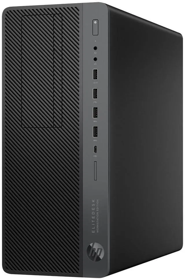 Main image of HP EliteDesk 800 G4 Tower Workstation Intel Celeron G4900 3.1 GHz 8GB DDR4 500GB HDD Intel UHD Graphics 610 Windows 10 Pro Desktop, Black - 3WL78AV-E010