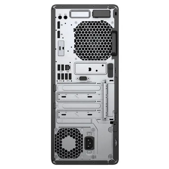 Alt view image 5 of 5 - HP EliteDesk 800 G4 Tower Workstation Intel Celeron G4900 3.1 GHz 8GB DDR4 500GB HDD Intel UHD Graphics 610 Windows 10 Pro Desktop, Black - 3WL78AV-E010