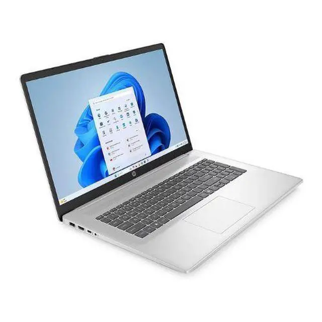 Alt view image 2 of 5 - HP cn3123nr 17.3" HD+ Touch Intel Core i5-1335U 1.3 GHz up to 4.6 GHz 16GB DDR4 512GB SSD Intel Iris Xe Windows 11 Home Laptop, Silver, Silver Minor Scratches and Dent - B94P2UA