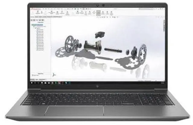 Main image of HP ZBook Power G8 15.6" FHD Intel Core i7-11850H 2.5 GHz up to 4.8 GHz 32GB DDR4 1TB SSD NVIDIA T1200 Windows 11 Pro Laptop, Gray, Minor Scratches and Dents- 5R894UC-I200