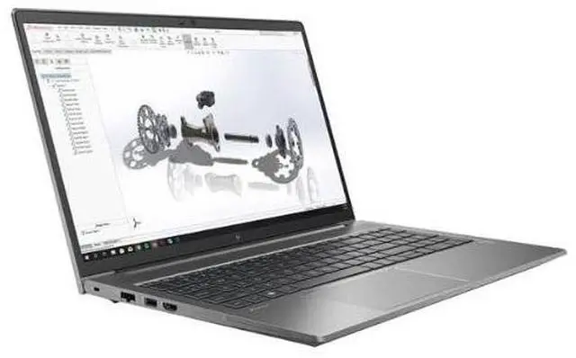 Alt view image 2 of 5 - HP ZBook Power G8 15.6" FHD Intel Core i7-11850H 2.5 GHz up to 4.8 GHz 32GB DDR4 1TB SSD NVIDIA T1200 Windows 11 Pro Laptop, Gray, Minor Scratches and Dents- 5R894UC-I200