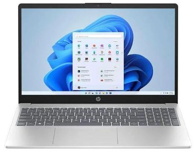 Main image of HP 15-fc0018ca 15.6" AMD Ryzen 3 7320U 2.4 GHz up to 4.1 GHz 8GB DDR4 256GB SSD AMD Radeon Windows 11 Home Laptop, Silver - B9PZ4UA
