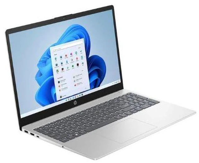 Alt view image 3 of 5 - HP 15-fc0018ca 15.6" AMD Ryzen 3 7320U 2.4 GHz up to 4.1 GHz 8GB DDR4 256GB SSD AMD Radeon Windows 11 Home Laptop, Silver - B9PZ4UA