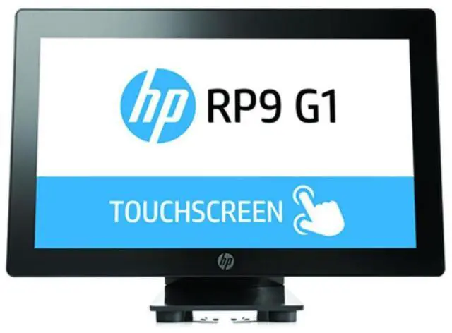 Main image of HP RP9 G1 Retail System 15.6" Touchscreen Intel Core i5-7600 3.5 GHz up to 4.1 GHz 16 GB DDR4 128 GB SSD Intel HD Graphics 630 Windows 11 Pro All-In-One, Black - 5MA69US-E010