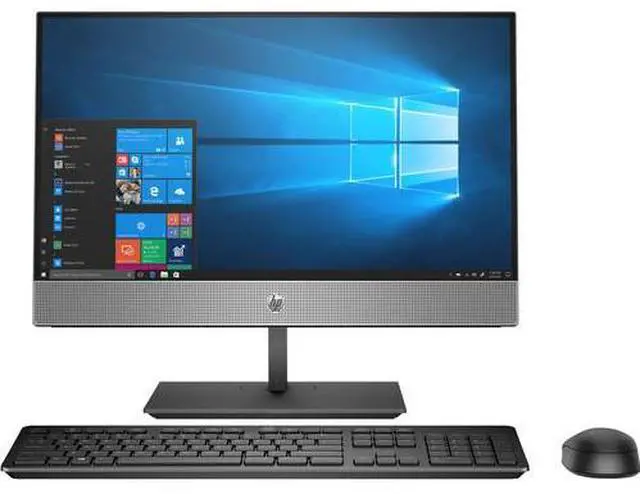 Main image of HP ProOne 600 G5 21.5" FHD Intel Pentium Gold G5420 3.8 GHz 4GB DDR4 512GB HDD Intel UHD Graphics 610 Windows 10 Pro All-in-One Deskop, Black - 7YB24UT