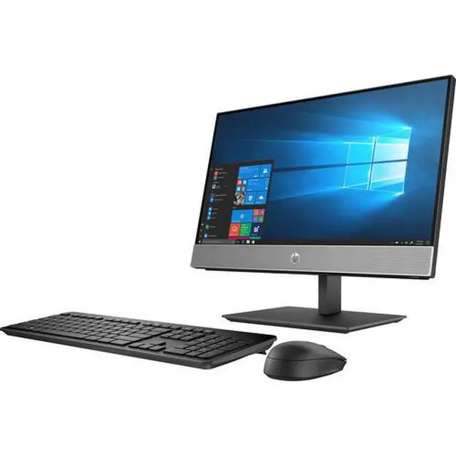 Alt view image 3 of 3 - HP ProOne 600 G5 21.5" FHD Intel Pentium Gold G5420 3.8 GHz 4GB DDR4 512GB HDD Intel UHD Graphics 610 Windows 10 Pro All-in-One Deskop, Black - 7YB24UT