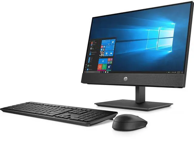 Alt view image 2 of 5 - HP ProOne 600 G5 21.5" FHD Intel Celeron G4930 3.2 GHz 4 GB DDR4 256 GB SSD Intel UHD Graphics 610 Windows 10 Pro All-in-One, Black - 6AE28AV-E010