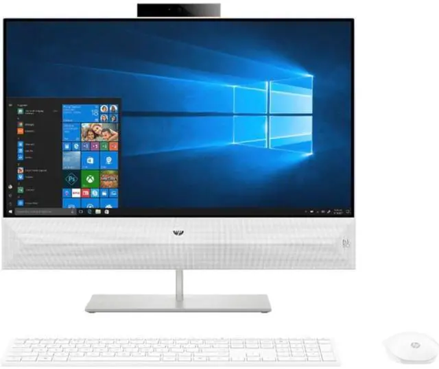 Main image of HP PAVILION 24 23.8" FHD Intel Core i5-10400T 2 GHz up to 3.6GHz 12 GB DDR4 256 GB SSD+2 TB HDD NVIDIA GeForce MX 350 Windows 11 Home All-in-One, White - 7WV50AV-E012