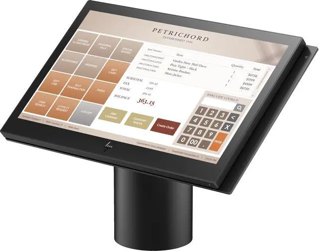 Alt view image 2 of 3 - HP Engage One All-in-One System Base Model 145 14" FHD Touchscreen Intel Core i5-7300U 2.6 GHz up to 3.5 GHz 8 GB DDR4 128GB SSD Intel HD Graphics 620 Windows 10 Pro, Black - 924738-002-E015