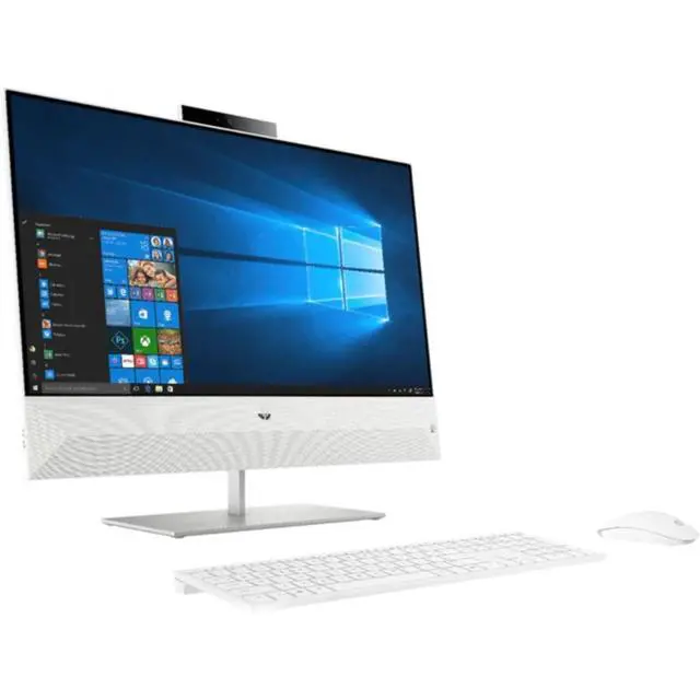 Alt view image 2 of 5 - HP PAVILION 24 23.8" FHD Intel Core i5-10400T 2 GHz up to 3.6GHz 12 GB DDR4 256 GB SSD+2 TB HDD NVIDIA GeForce MX 350 Windows 11 Home All-in-One, White - 7WV50AV-E012