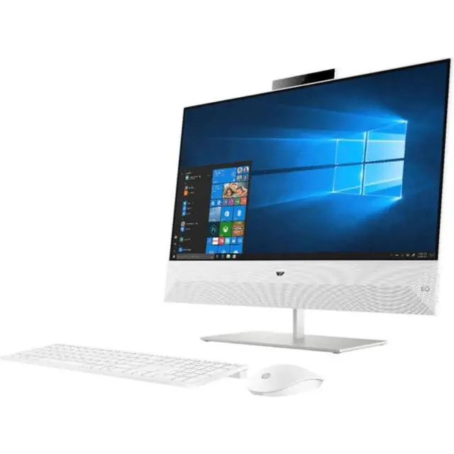 Alt view image 3 of 5 - HP PAVILION 24 23.8" FHD Intel Core i5-10400T 2 GHz up to 3.6GHz 12 GB DDR4 256 GB SSD+2 TB HDD NVIDIA GeForce MX 350 Windows 11 Home All-in-One, White - 7WV50AV-E012