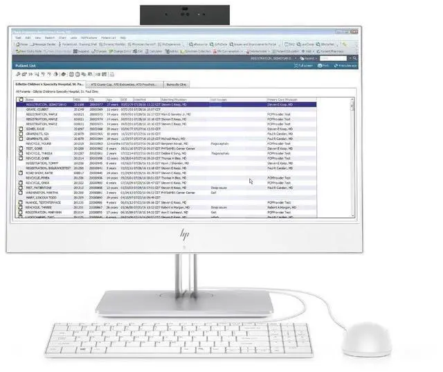 Main image of HP EliteOne 800 23.8" FHD Touch Intel Core i5-9500 3.00 GHz up to 4.4 GHz 8 GB DDR4 256 GB SSD Intel HD Graphics 630 Windows 11 Pro All-in-One, White - 7HY04UT