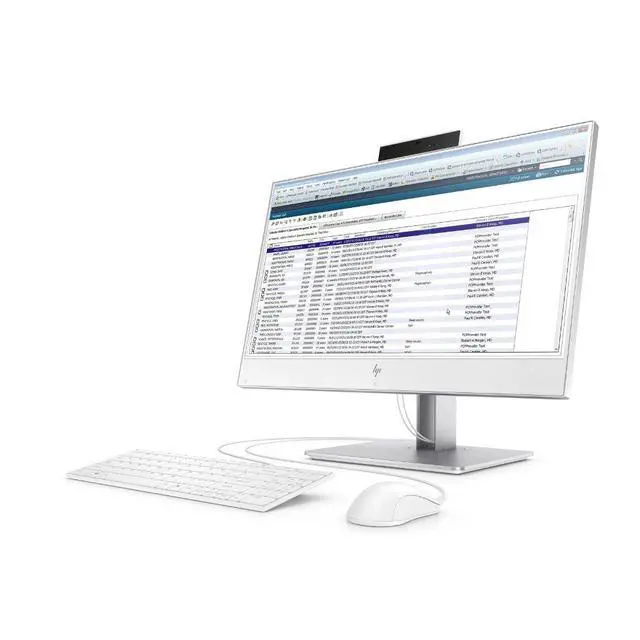 Alt view image 2 of 5 - HP EliteOne 800 23.8" FHD Touch Intel Core i5-9500 3.00 GHz up to 4.4 GHz 8 GB DDR4 256 GB SSD Intel HD Graphics 630 Windows 11 Pro All-in-One, White - 7HY04UT