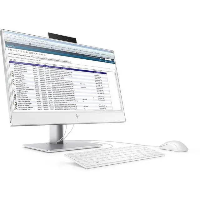 Alt view image 3 of 5 - HP EliteOne 800 23.8" FHD Touch Intel Core i5-9500 3.00 GHz up to 4.4 GHz 8 GB DDR4 256 GB SSD Intel HD Graphics 630 Windows 11 Pro All-in-One, White - 7HY04UT