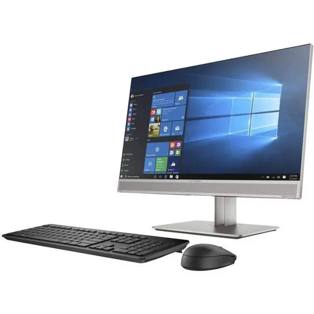 Alt view image 2 of 3 - HP EliteOne 800 G5 23.8" FHD Touch Intel Core i5-9500 3 GHz up to 4.4 GHz 8 GB DDR4 256 GB SSD Intel UHD Graphics 630 Windows 11 Pro All-in-One, Grey - 7HY29UT