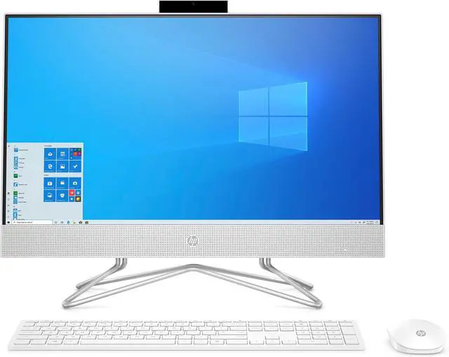 Alt view image 4 of 5 - HP 24 23.8" FHD Touch AMD Athlon Gold 3150U 2.40 GHz up to 3.3 GHz 8 GB DDR4 256 GB SSD AMD Radeon Graphics Windows 11 Home All-in-One, White - 9EF13AA-E010