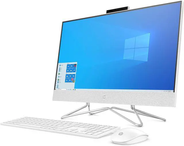 Alt view image 5 of 5 - HP 24 23.8" FHD Touch AMD Athlon Gold 3150U 2.40 GHz up to 3.3 GHz 8 GB DDR4 256 GB SSD AMD Radeon Graphics Windows 11 Home All-in-One, White - 9EF13AA-E010