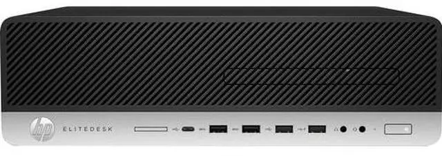 Main image of HP EliteDesk 800 G3 SFF Intel Core i7-6700 3.4 GHz up to 4.0 GHz 8GB DDR4 256GB SSD Intel HD Graphics 530 Windows 11 Pro Desktop, Black - Y2Z63AV-E010