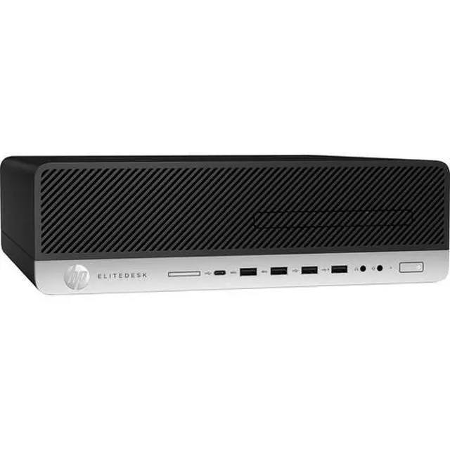 Alt view image 2 of 4 - HP EliteDesk 800 G3 SFF Intel Core i7-6700 3.4 GHz up to 4.0 GHz 8GB DDR4 256GB SSD Intel HD Graphics 530 Windows 11 Pro Desktop, Black - Y2Z63AV-E010