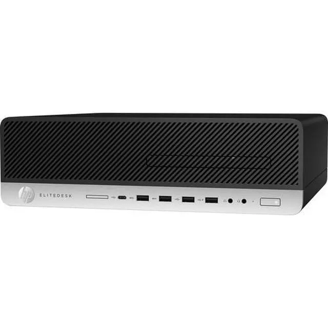 Alt view image 3 of 4 - HP EliteDesk 800 G3 SFF Intel Core i7-6700 3.4 GHz up to 4.0 GHz 8GB DDR4 256GB SSD Intel HD Graphics 530 Windows 11 Pro Desktop, Black - Y2Z63AV-E010