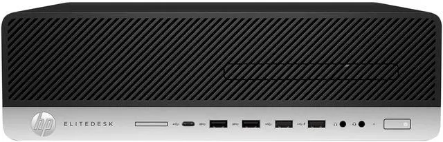Main image of HP EliteDesk 800 G4 Intel Core i7-8700 3.2 GHz up to 4.6 GHz 8 GB DDR4 1 TB HDD Intel UHD Graphics 630 Windows 11 Pro Desktop, Black - 4BM68UT