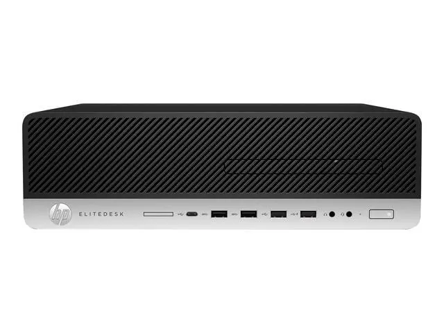 Alt view image 5 of 5 - HP EliteDesk 800 G4 Intel Core i7-8700 3.2 GHz up to 4.6 GHz 8 GB DDR4 1 TB HDD Intel UHD Graphics 630 Windows 11 Pro Desktop, Black - 4BM68UT