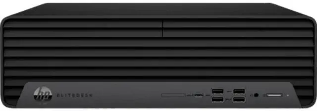 Main image of HP EliteDesk 800 G6 Small Form Factor Intel Core i5-10500 3.1 GHz up to 4.5 GHz 8 GB DDR4 500 GB HDD Intel UHD 630 Graphics Windows 11 Pro Desktop, Black - 3A7W2UC-E011