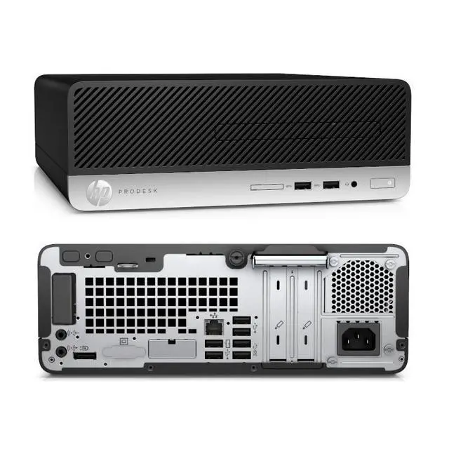 Alt view image 5 of 5 - HP ProDesk 400 G5 Small Form Factor Intel Core i5-8500 3 GHz up to 4.1 GHz 8 GB DDR4 512 GB SSD Intel UHD Graphics 630 Windows 11 Pro Desktop, Black - 9WX11U8