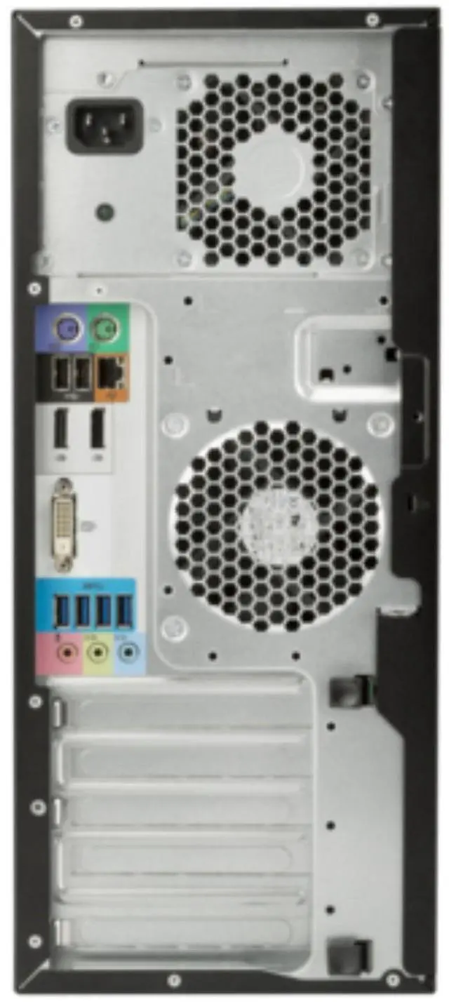 Alt view image 3 of 5 - HP Z2 240 Tower Workstation Intel Core i5-7500 3.4 GHz up to 3.80 GHz 8GB DDR4 512 GB HDD Intel HD Graphics 630 Windows 10 Pro Desktop, Black - L8T12AV-E010