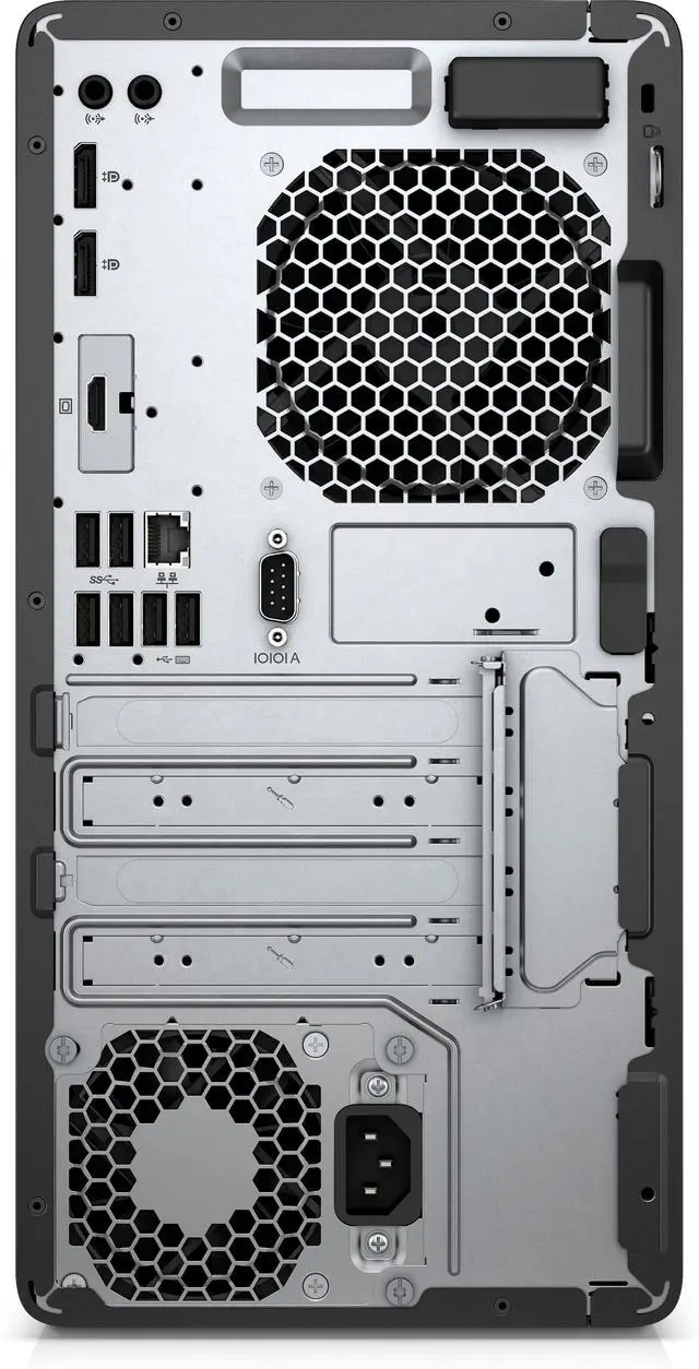 Alt view image 4 of 5 - HP EliteDesk 705 G4 Microtower AMD Ryzen 5 PRO 2600 3.4 GHz up to 3.9 GHz 8 GB DDR4 1 TB HDD NVIDIA Quadro P400 Desktop, Black - 150U7UW-E010