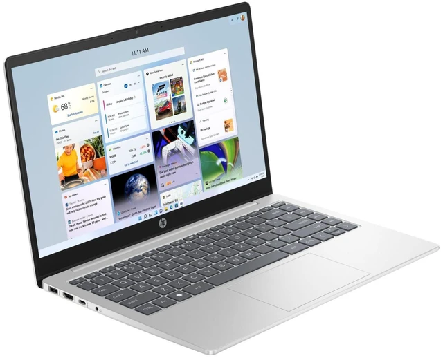 Alt view image 2 of 5 - HP 14-em0033ca 14" FHD AMD Ryzen 7 7730U 2.00 GHz up to 4.5 GHz 16GB DDR4 512GB SSD AMD Radeon Graphics Windows 11 Home Laptop, Silver - BY0F1UA