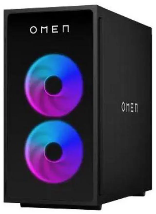 Alt view image 2 of 5 - HP OMEN 35L GT16-0300T Intel i7-14700F 2.1 GHz up to 5.4 GHz 32GB DDR5 1TB SSD NVIDIA RTX 5060TI Windows 11 Home Gaming Desktop, Black - C0DQ6AV-V020