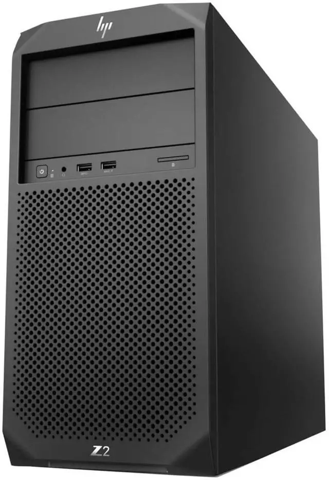 Alt view image 2 of 5 - HP Z2 Tower G4 Workstation Intel Core i5 8500 3 GHz up to 4.1 GHz 8 GB DDR4 256 GB SSD NVIDIA Quadro P620 Windows 11 Pro Desktop, Black - 5DU91UT