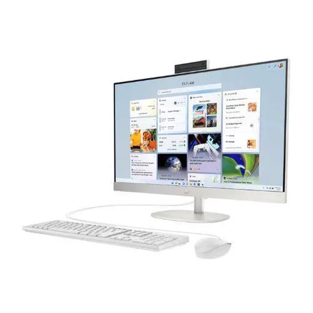 Alt view image 2 of 3 - HP CR0000M AMD RYZEN 5 7520U 2.8 GHz up to 4.3 GHz 8GB 512GB SSD AMD Radeon All-in-One Desktop, White - 947R0AV-V030