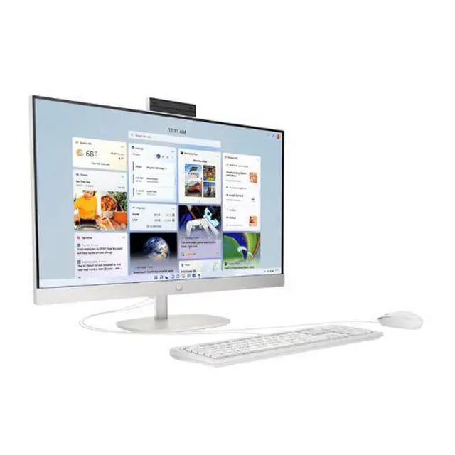 Alt view image 3 of 3 - HP CR0000M AMD RYZEN 5 7520U 2.8 GHz up to 4.3 GHz 8GB 512GB SSD AMD Radeon All-in-One Desktop, White - 947R0AV-V030